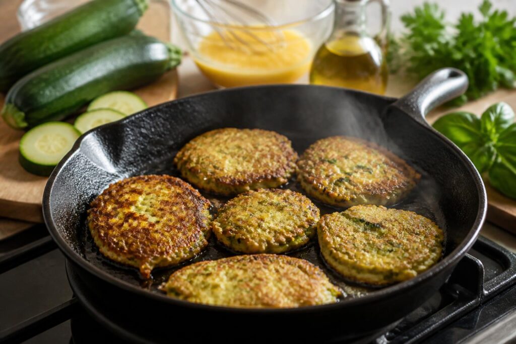découvrez notre recette facile de beignets de courgette à la poêle pour une cuisson croustillante et légère, idéale pour un apéritif ou un repas sain.