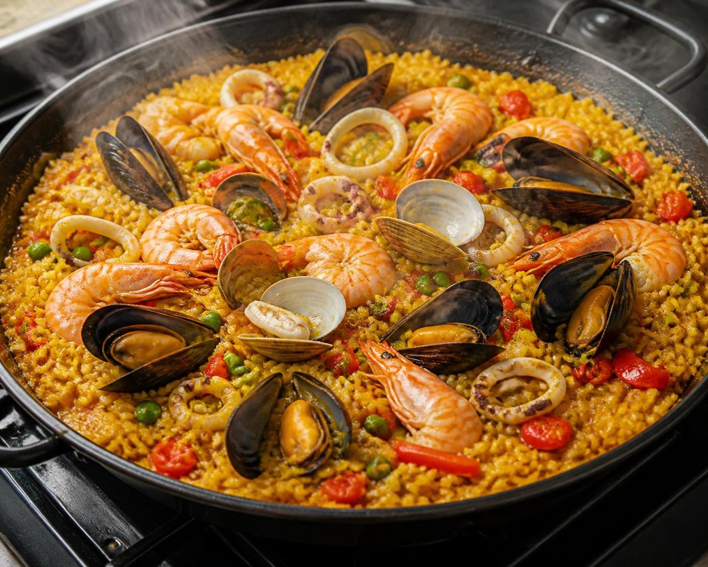 découvrez une recette facile et rapide de paella aux fruits de mer surgelés, avec des astuces pour un plat savoureux qui ravira vos papilles.
