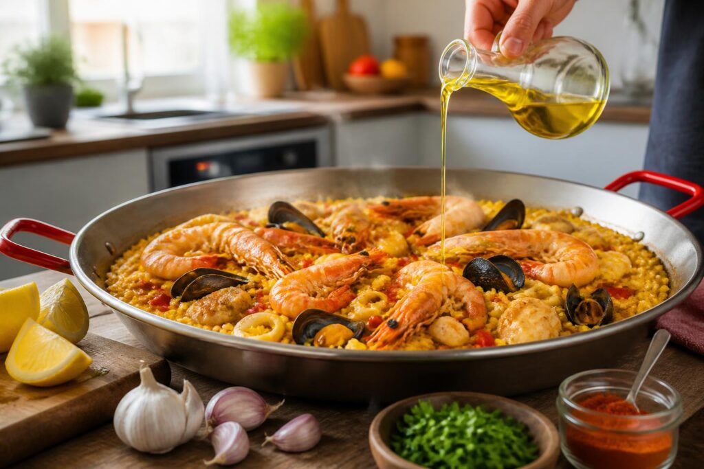 découvrez notre recette de paella aux fruits de mer surgelés, avec des astuces simples pour préparer un plat savoureux et rapide à réaliser.
