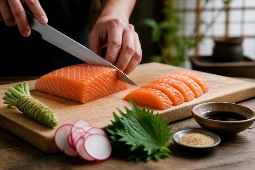 découvrez notre recette simple de sashimi pour maîtriser l'art du poisson cru chez vous en quelques étapes faciles. fraîcheur et saveurs garanties !