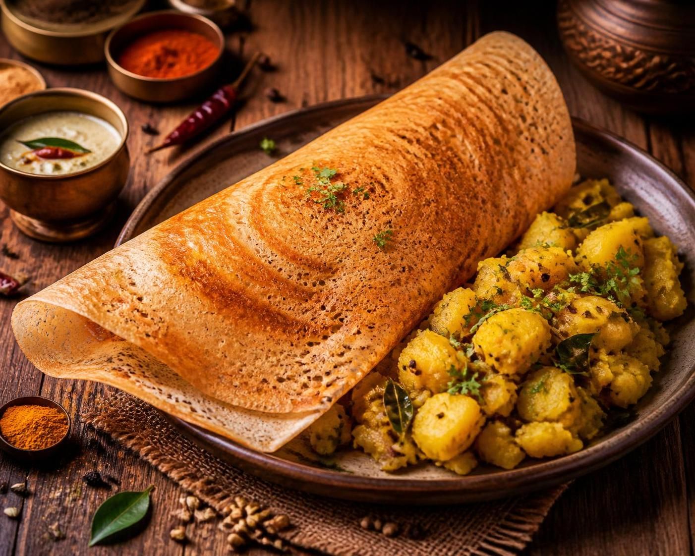 découvrez les secrets et astuces pour réussir la crêpe indienne, un classique épicé, directement chez vous. recettes faciles et conseils pour une saveur authentique.