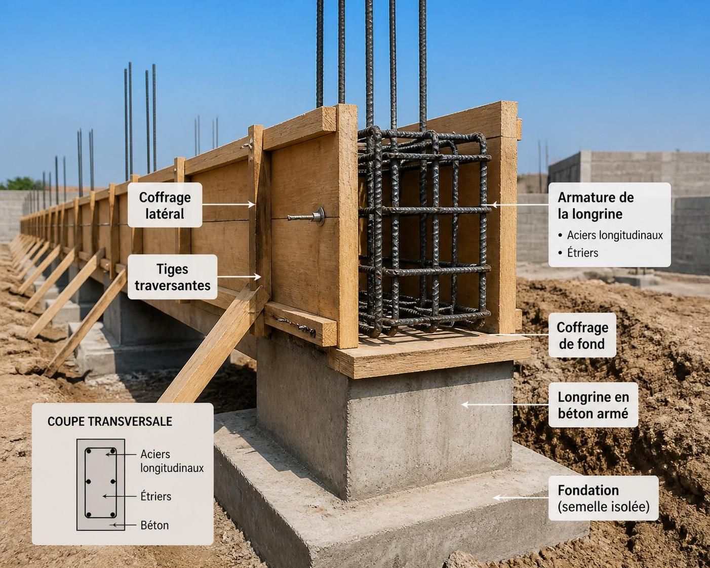 découvrez le rôle essentiel des longrines de fondation pour assurer la stabilité et la durabilité de votre construction. guide complet pour des bases solides et fiables.