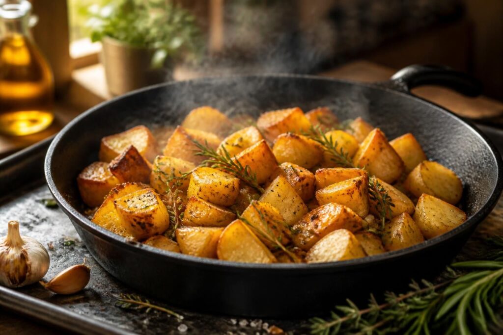 découvrez nos astuces pour réussir des pommes de terre sautées à la poêle, dorées et croustillantes à souhait, parfaites pour accompagner tous vos plats.
