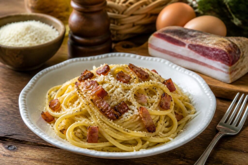 découvrez la vraie recette des carbonara italiennes, authentique et sans crème ni mascarpone. apprenez les secrets pour réussir ce plat traditionnel riche en saveurs.