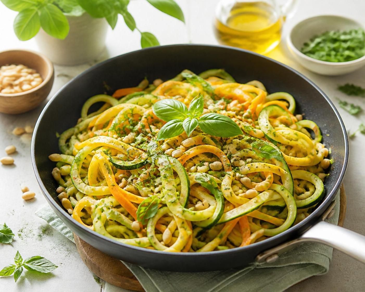 découvrez notre recette de tagliatelles de courgettes à la poêle, une astuce simple pour un plat léger, sain et prêt en quelques minutes.