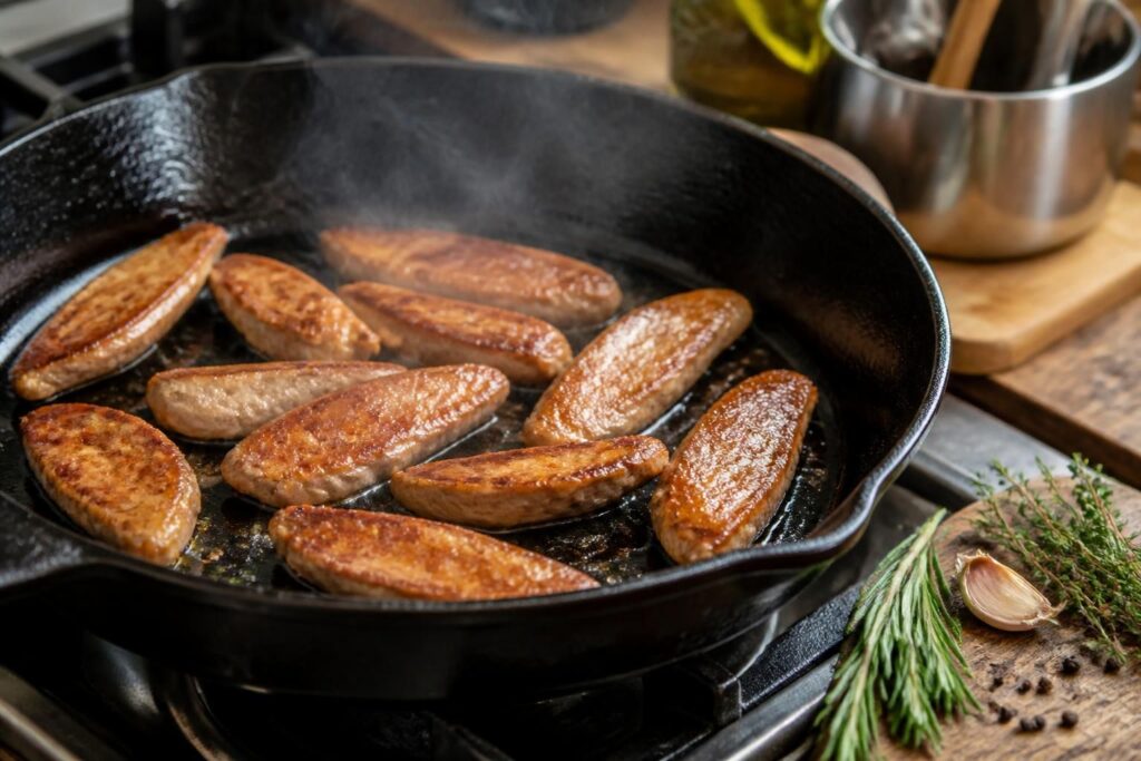découvrez nos astuces pour réussir la cuisson des aiguillettes de canard à la poêle, afin d'obtenir une viande tendre et savoureuse à chaque fois.