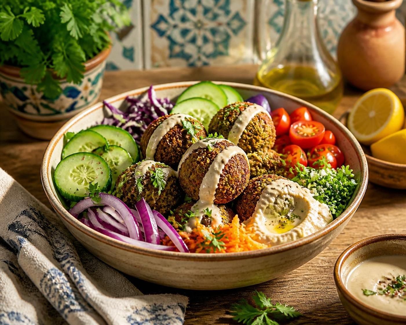 découvrez le bowl falafel, une alliance gourmande parfaite pour un repas sain et savoureux, riche en saveurs et en ingrédients naturels.