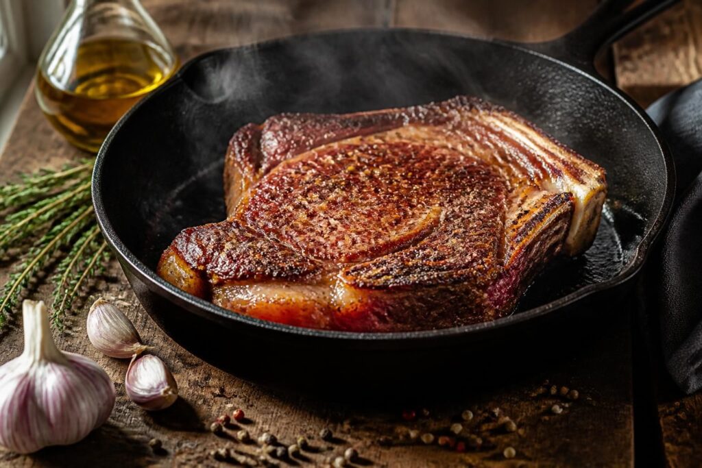 découvrez les meilleures astuces pour réussir la cuisson de votre côte de bœuf à la poêle, pour une viande parfaitement tendre et savoureuse à chaque fois.