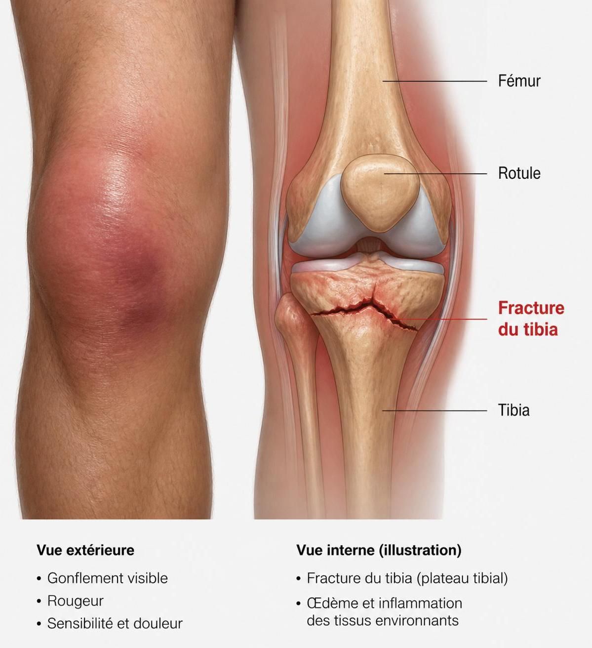 découvrez les signes d'alerte d'une fracture au genou pour agir rapidement et éviter les complications. informez-vous sur les symptômes incontournables et les démarches à suivre.