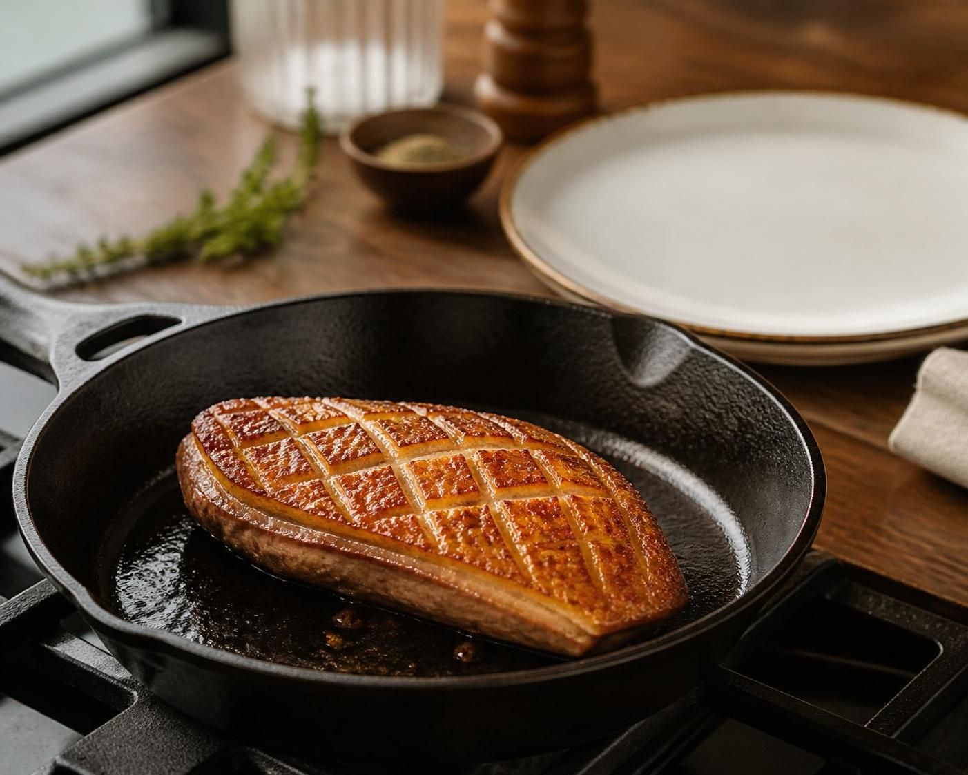 découvrez nos astuces pour réussir la cuisson du magret de canard à la poêle, pour un plat savoureux, tendre et parfaitement doré à chaque fois.