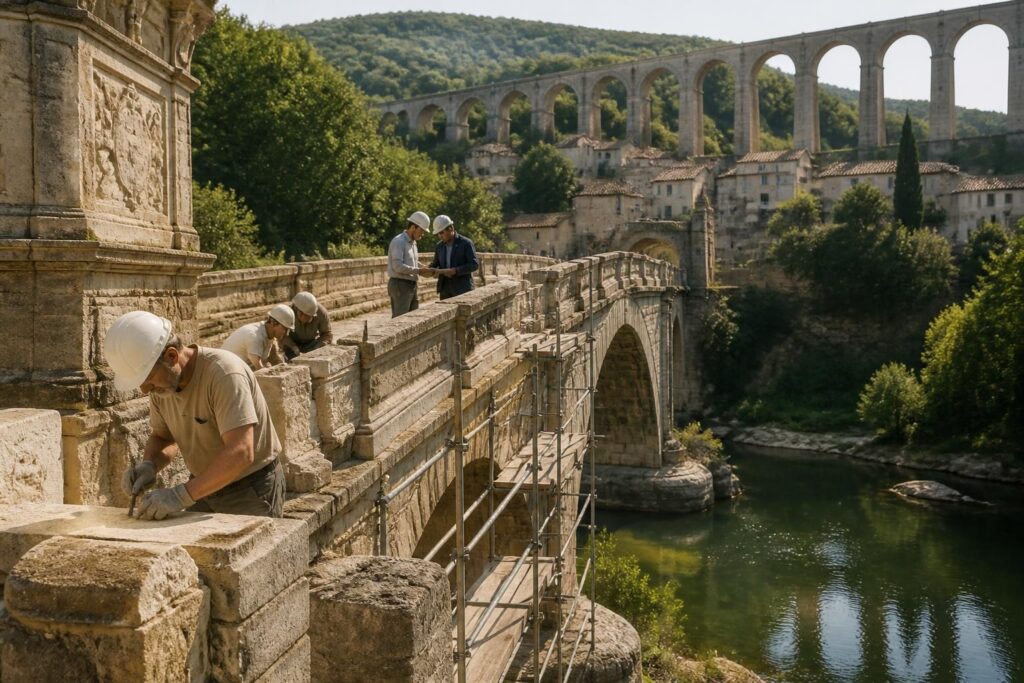 découvrez les méthodes et enjeux pour préserver les ouvrages d’art, véritables trésors du patrimoine architectural français, afin de garantir leur pérennité pour les générations futures.