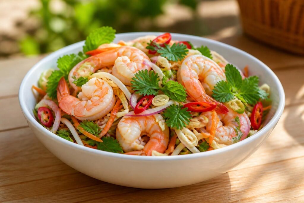 découvrez comment préparer une salade thaï aux crevettes fraîche et exotique grâce à nos astuces simples et gourmandes. maîtrisez cette recette savoureuse pour surprendre vos invités.