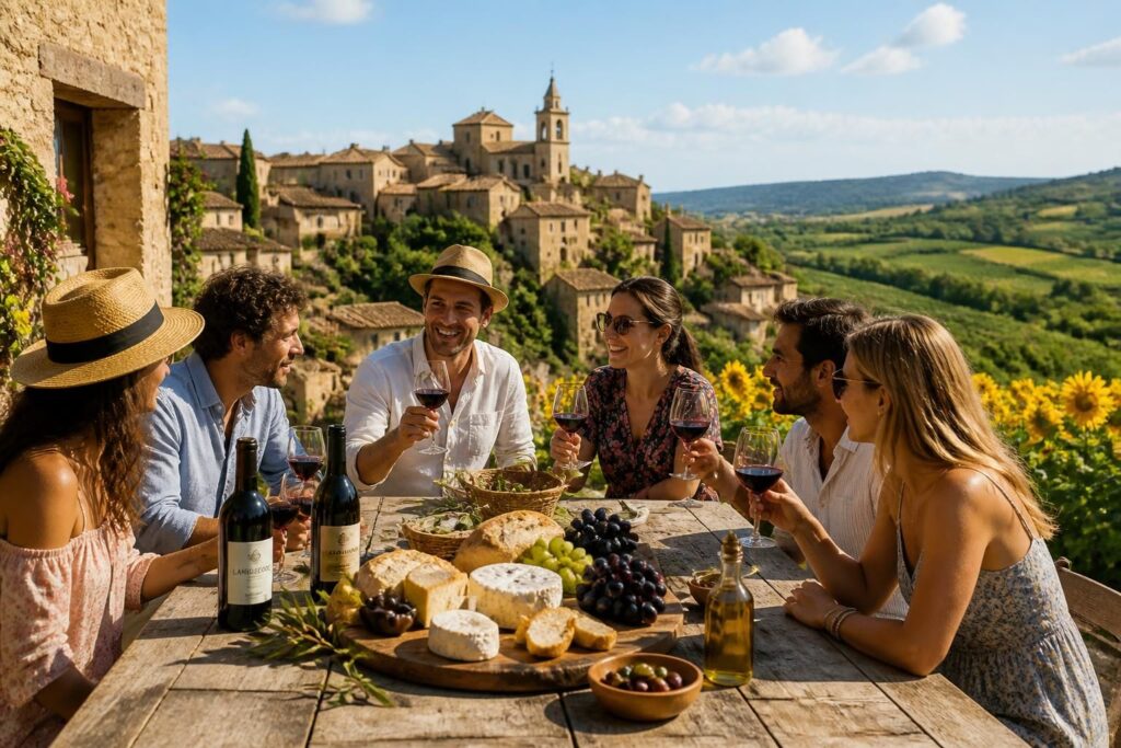 partez à la découverte du languedoc, un terroir authentique riche en saveurs et traditions, et vivez une expérience de voyage inoubliable entre culture, gastronomie et paysages splendides.