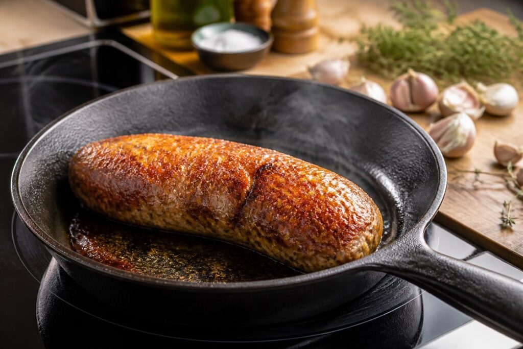 Andouillette à la poêle : astuces pour une cuisson savoureuse et croustillante