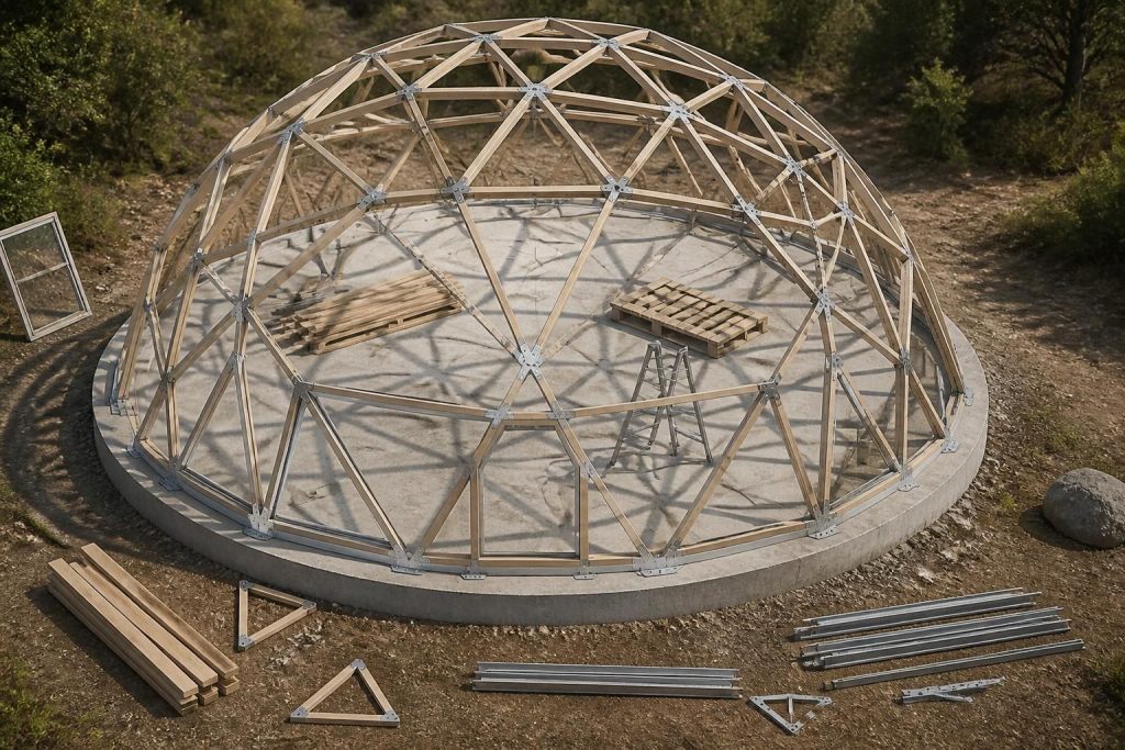 dôme géodésique plan pdf gratuit pour construire son propre abri