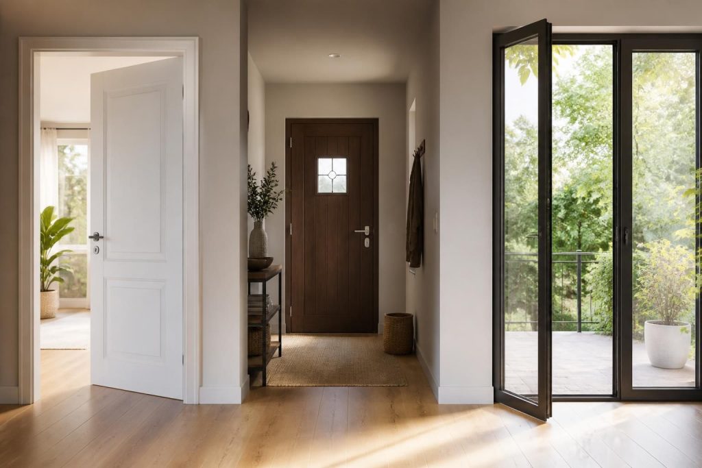 découvrez comment choisir la porte idéale pour votre rénovation, que ce soit une porte d'intérieur, d'entrée ou une porte-fenêtre, alliant esthétique et fonctionnalité.