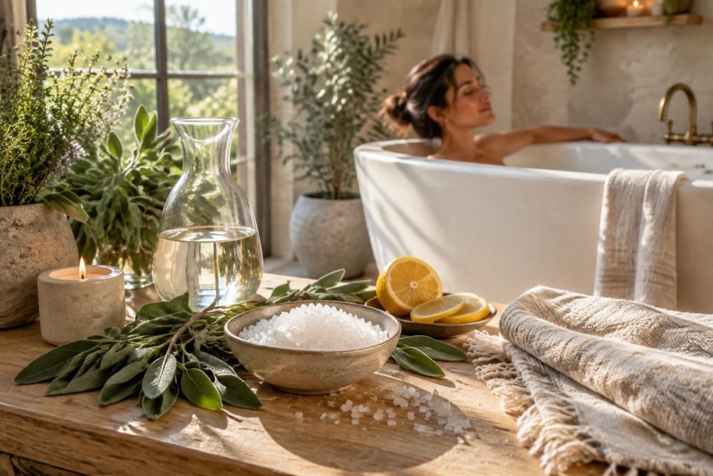 Comment purifier son corps naturellement avec sel, sauge et autres méthodes