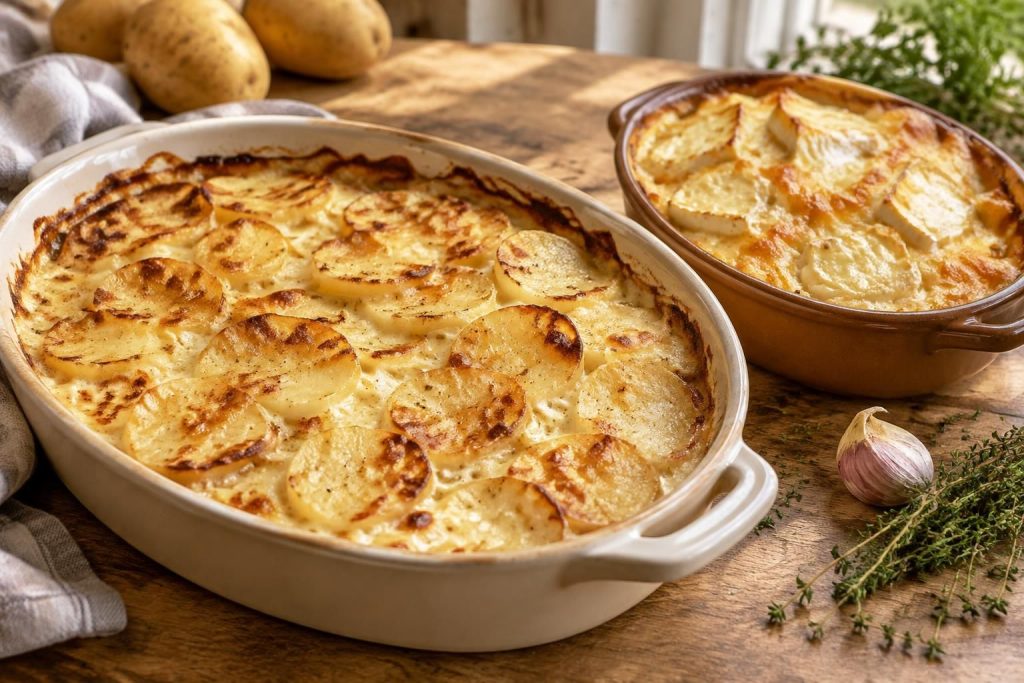 Gratin dauphinois Robuchon : recette authentique et variantes au reblochon