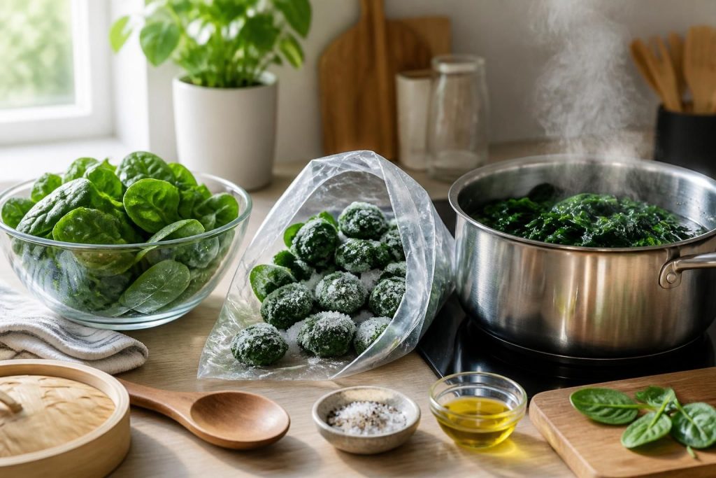 découvrez comment cuire les épinards frais, surgelés ou à la vapeur avec nos astuces simples pour préserver saveurs et nutriments.