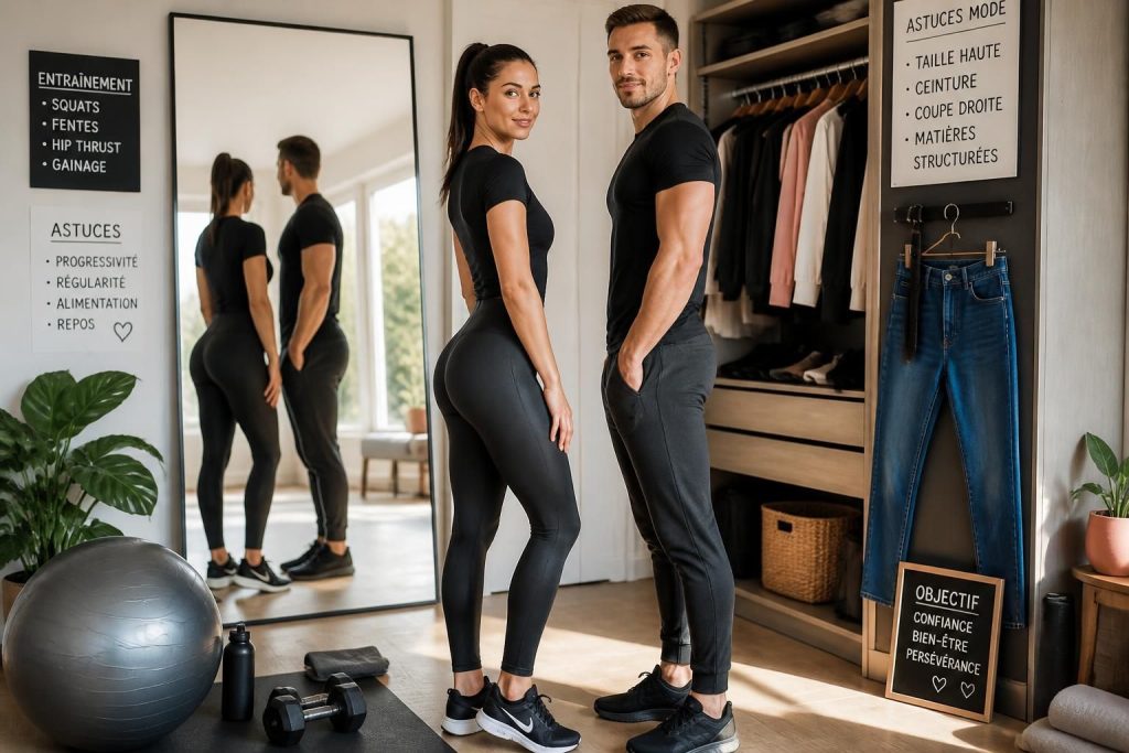 découvrez nos conseils pratiques pour tonifier un fessier plat, adaptés aux hommes et aux femmes, ainsi que des astuces mode pour mettre en valeur votre silhouette.