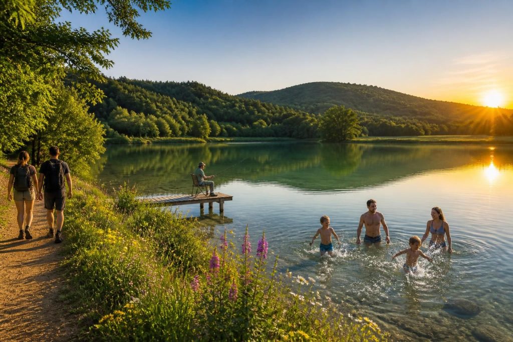 découvrez les lacs du tarn-et-garonne : baignade, pêche et randonnées pour des moments de détente et d'aventure en pleine nature.