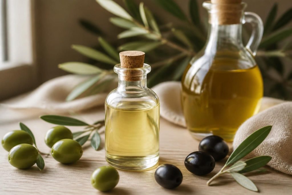 découvrez nos recettes rapides de lubrifiants maison à base d'huile d'olive, idéales pour un usage intime naturel et doux.