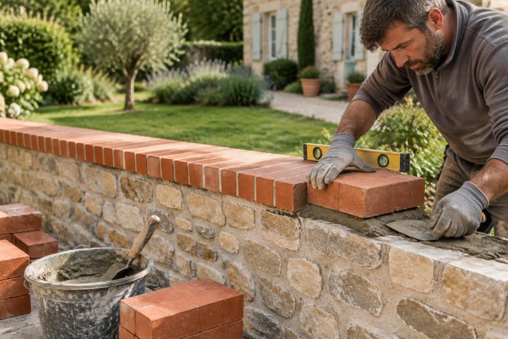Chaperon en brique rouge : comment choisir et installer ce décor traditionnel ?