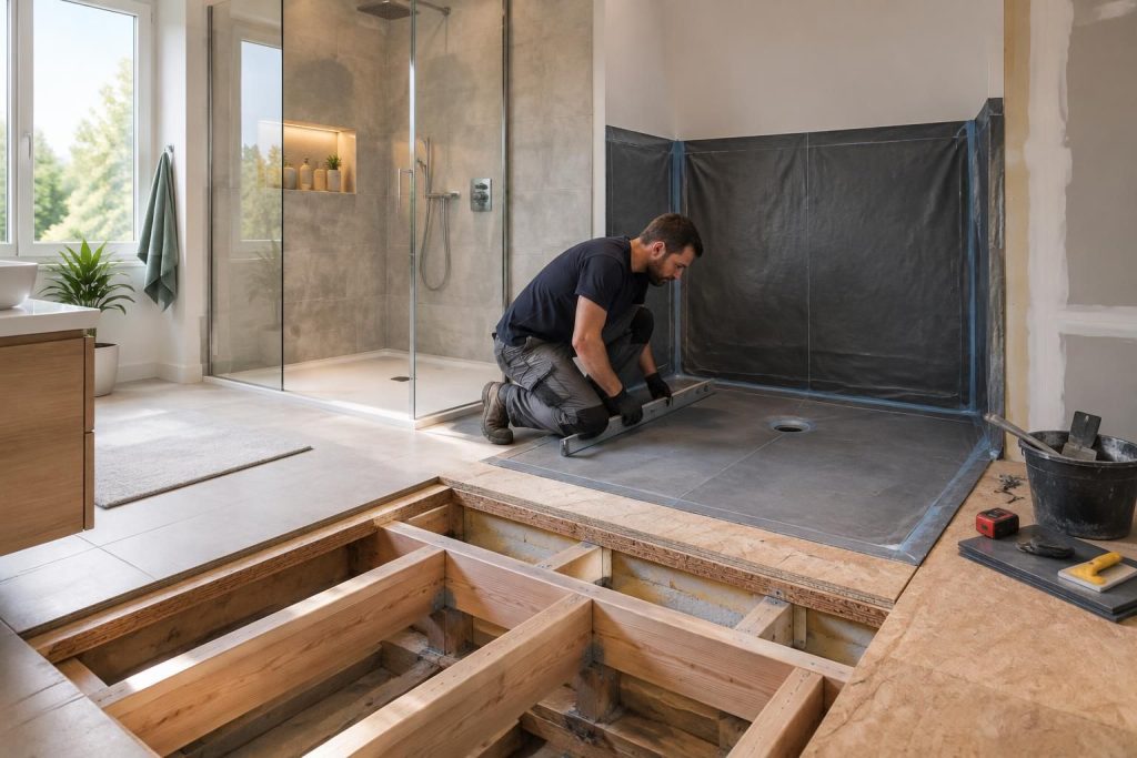 découvrez comment installer une douche italienne sur un plancher bois à l’étage : étanchéité, renforcement du sol et étapes clés pour un projet réussi.