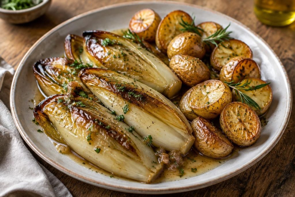 Quel féculent accompagner avec des endives pour un plat savoureux ?