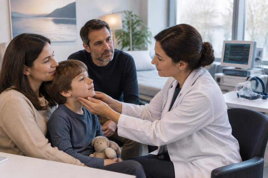 apnée du sommeil chez l’enfant ou l’adulte : découvrez quel professionnel consulter, du médecin traitant au spécialiste du sommeil, et comment se déroule le diagnostic.