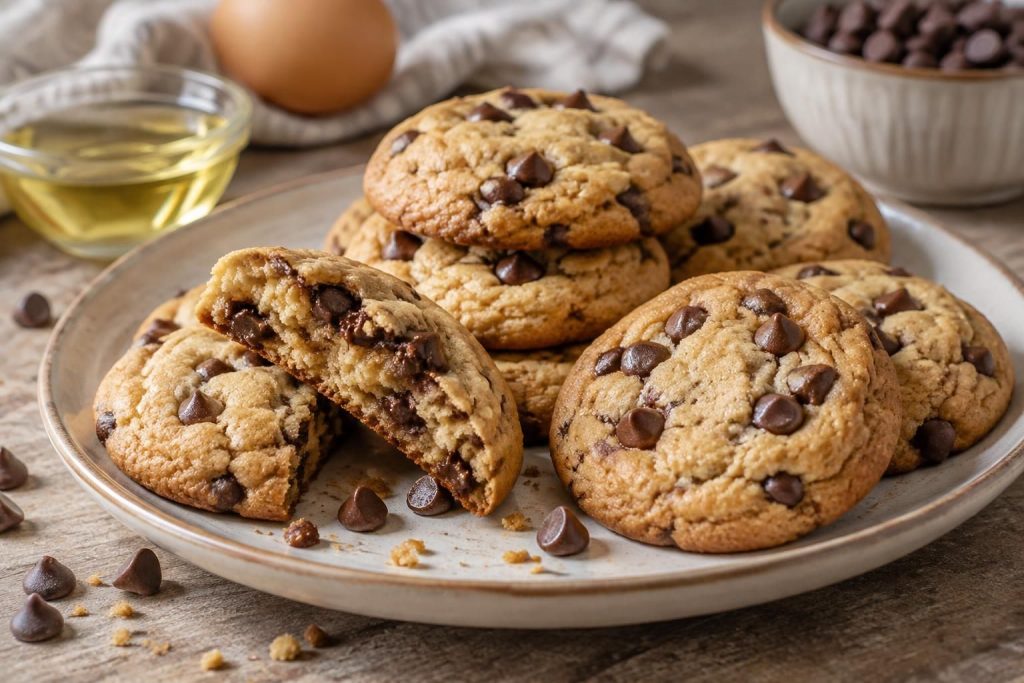 découvrez une recette facile de cookies sans beurre, délicieusement moelleux et légers. une gourmandise simple à préparer pour toutes les envies.